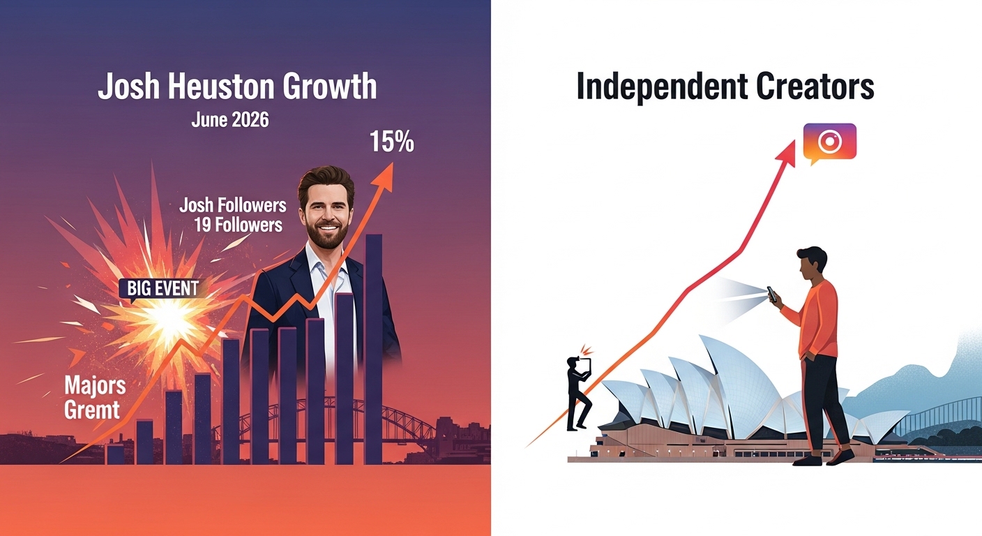 Crecimiento de Instagram en Australia (junio de 2026): El impacto de los eventos de celebridades y el contenido constante de los creadores