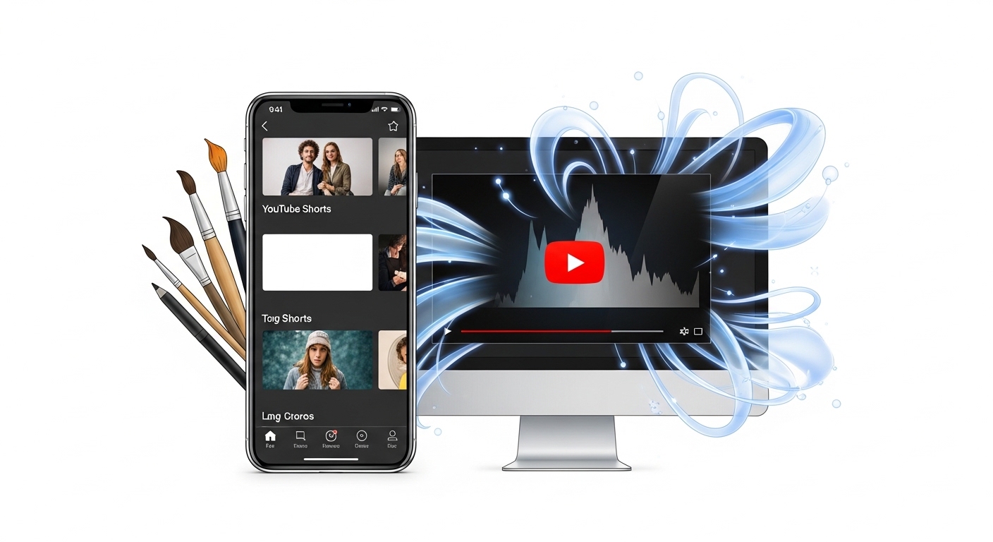 YouTube Potencia el Apoyo a Creadores con Miniaturas Personalizadas para Shorts y Opciones Generadas por IA para Videos Largos